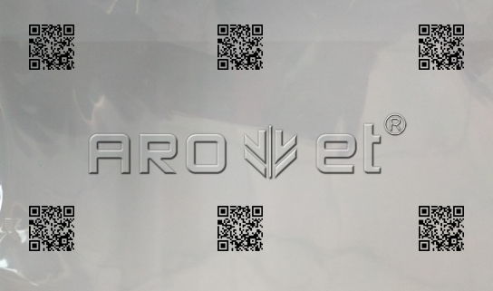 抖圈A-one高速UV喷码机在PE膜上喷二维码